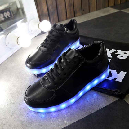 Colorful LED Light-Up Sneakers, Casual Style