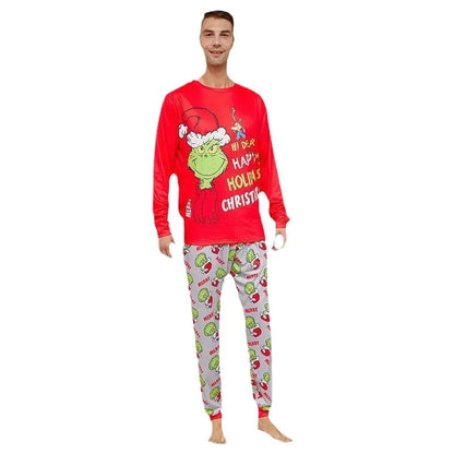 Christmas Monster Print Family Pajama Set - Fun and Cozy Christmas Monster Pajamas