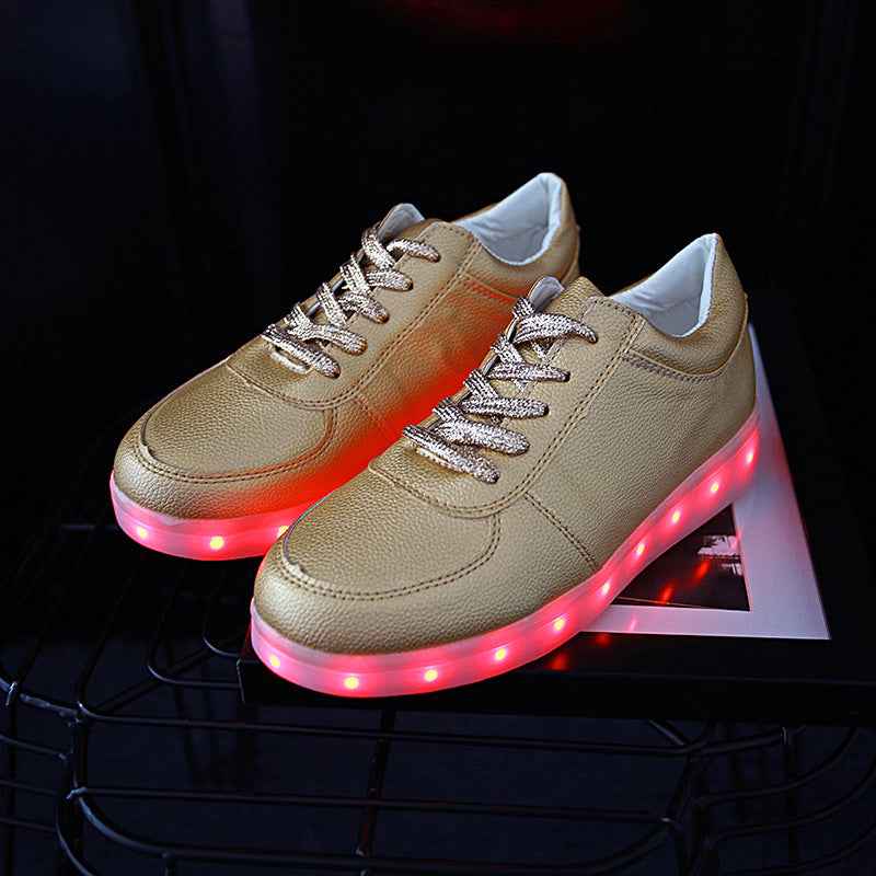 Colorful LED Light-Up Sneakers, Casual Style