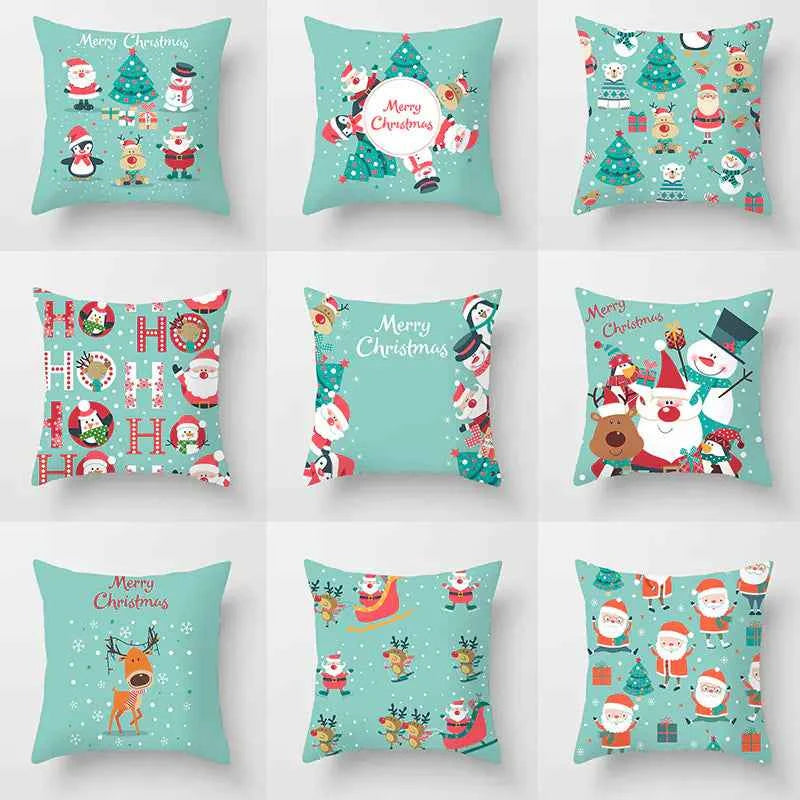 Christmas Cartoon Pillowcase to Add a Festive Holiday Touch
