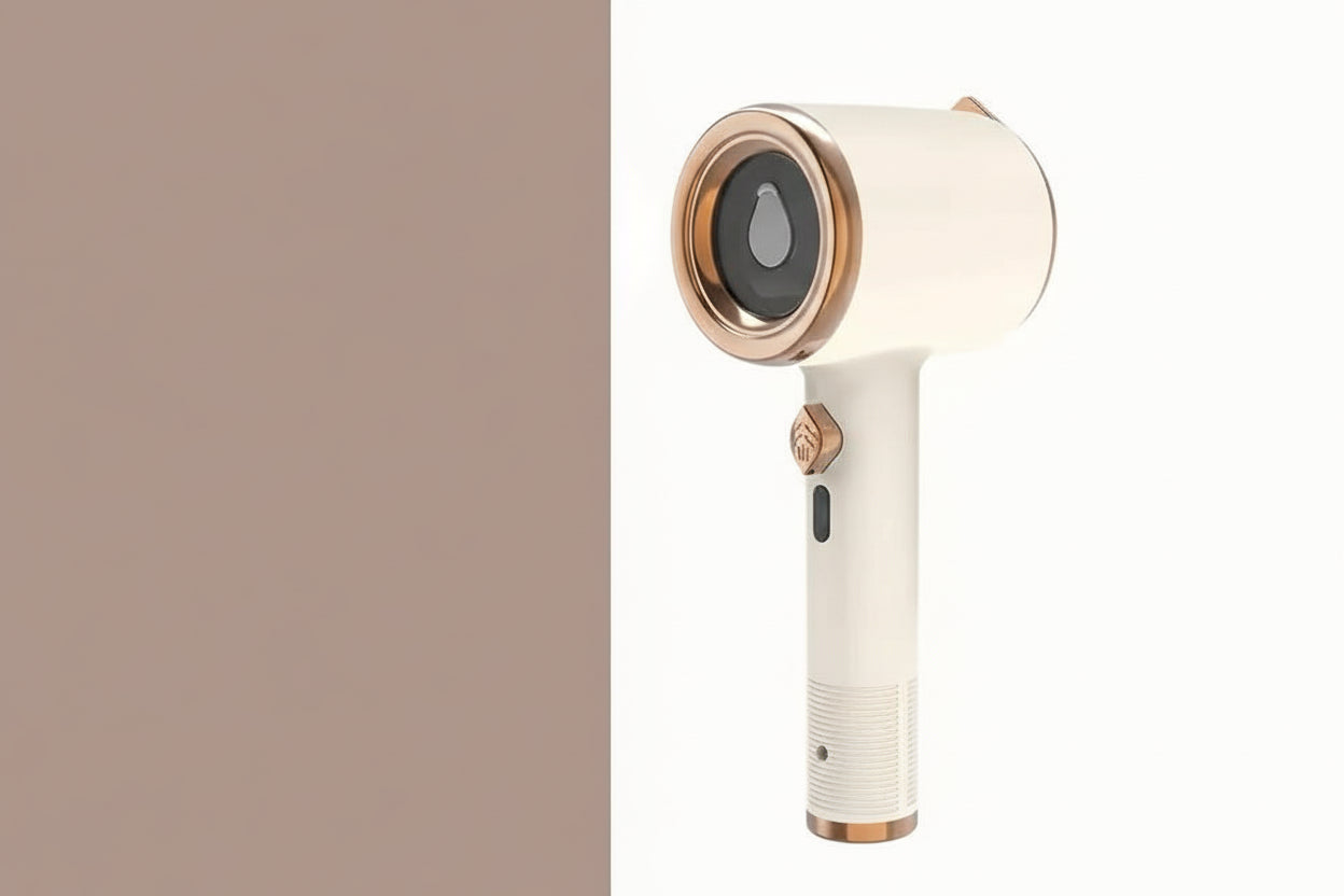 Handheld Fabric Steam Iron with Dual Wet/Dry Function