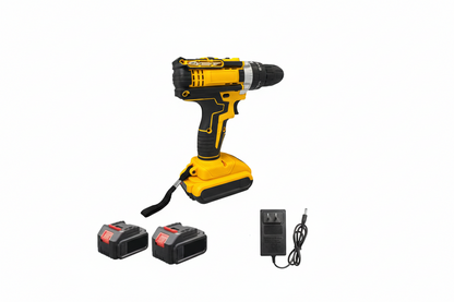 Brushed Impact Drill Lithium Battery High Torque Industrial Grade Hand Drill With Battery