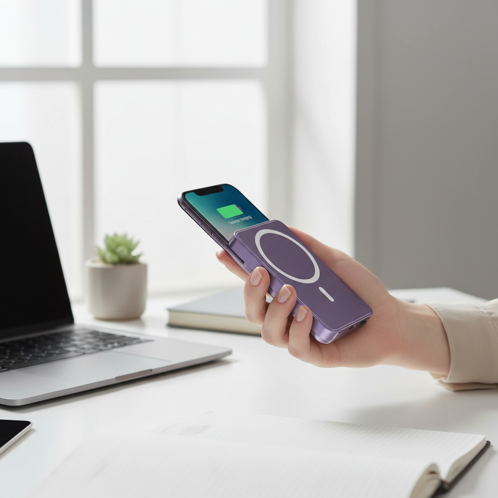Ultra-thin Magnetic Wireless Power Bank