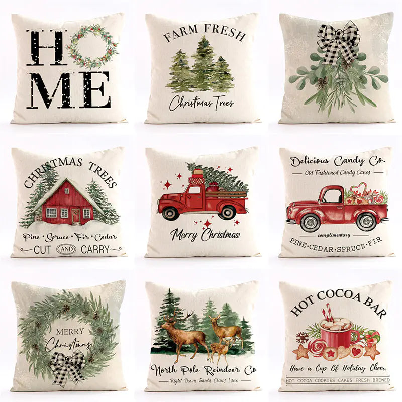 New Christmas Cushion Covers for Festive Home Decor