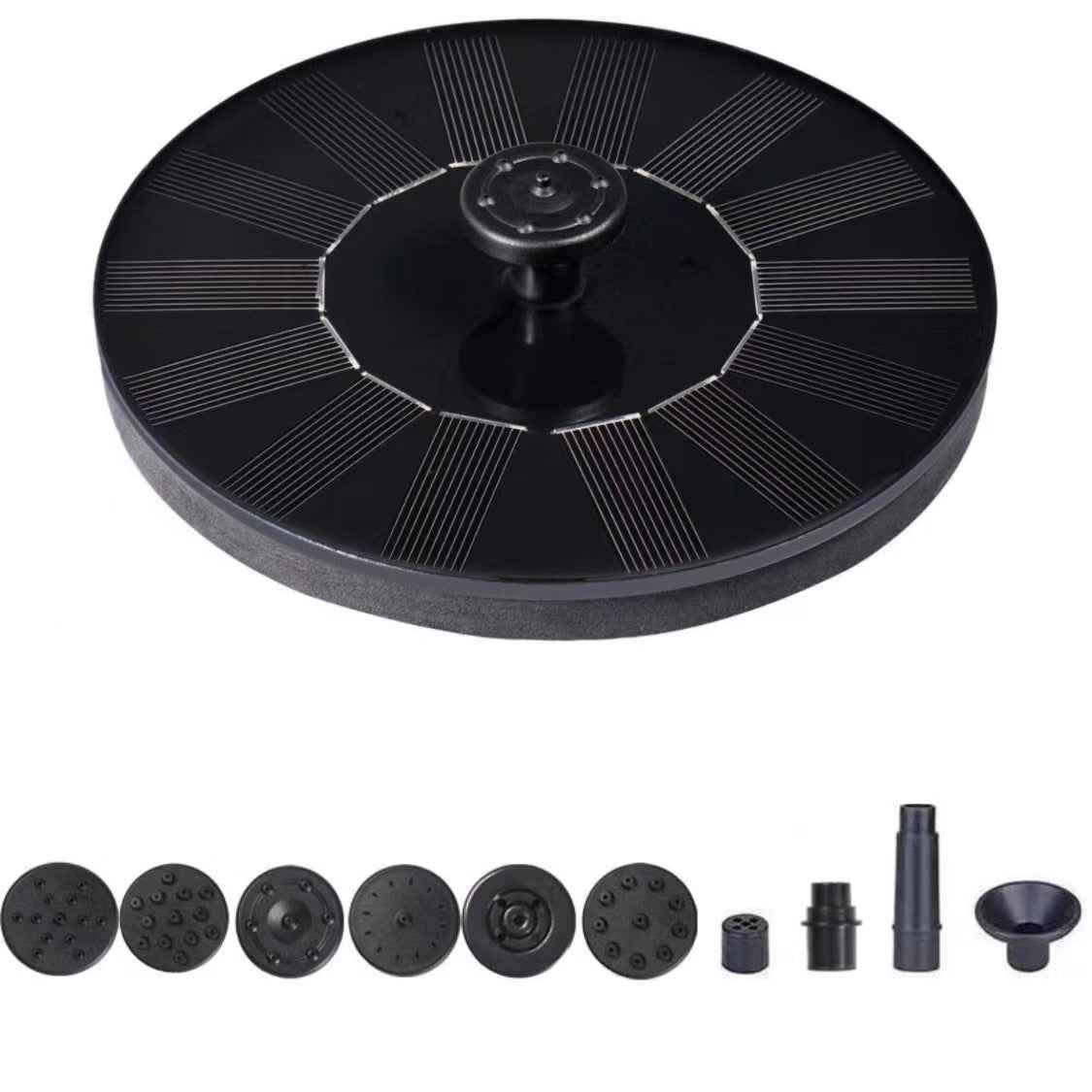 Outdoor Solar Fish Pond Oxygenating Fountain Decor