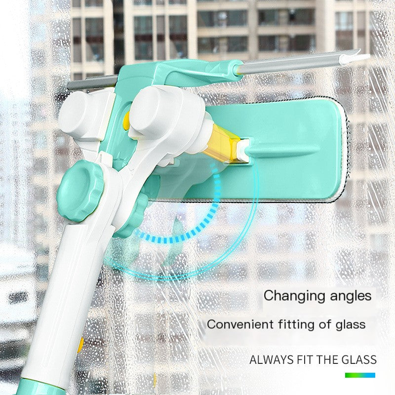 Window Cleaning Tool with Extendable Double-Sided Design
