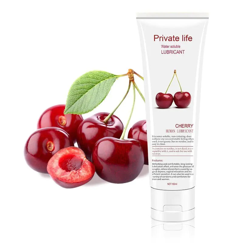 Fruit-Flavored Water-Soluble Lubricant for Adults
