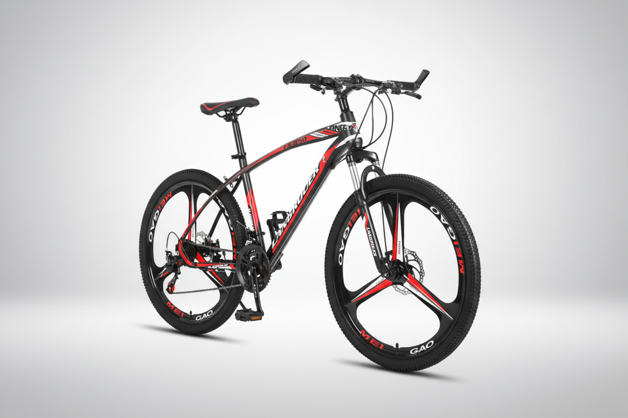 Lengéscsillapító terepkerékpár változó sebességgel