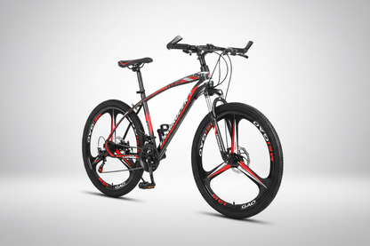 Lengéscsillapító terepkerékpár változó sebességgel