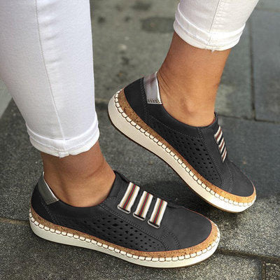 Leather Sports Sneakers