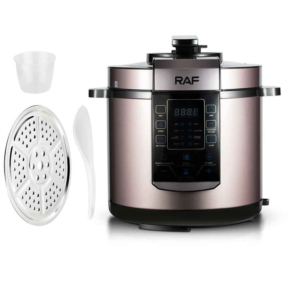 6L Multi-Function Electric Pressure Cooker and Rice Cooker