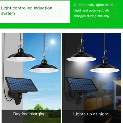 New Dual Solar Powered Light for Indoor and Outdoor Use