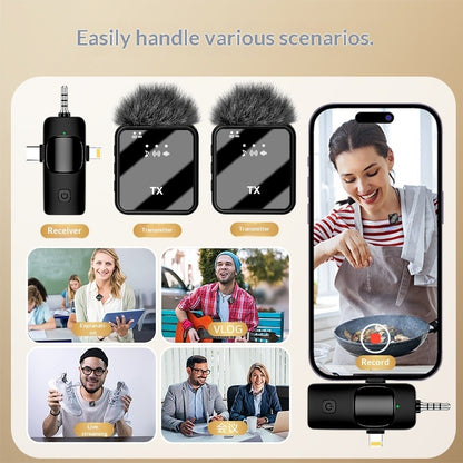 Mini Wireless Lavalier Microphone
