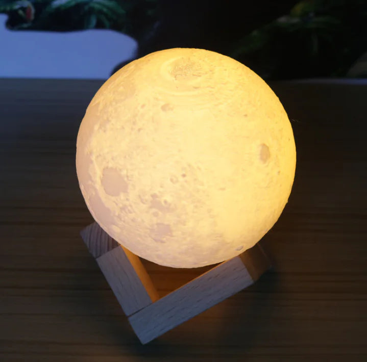Érintésvezérlésű kétszínű holdfény LED lámpa