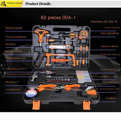 Automotive Repair Tool Set with Wrenches and Accessories