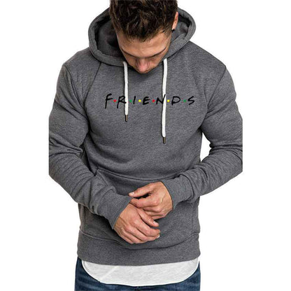 Hoodie with FRIENDS Print - Trendy Pullover