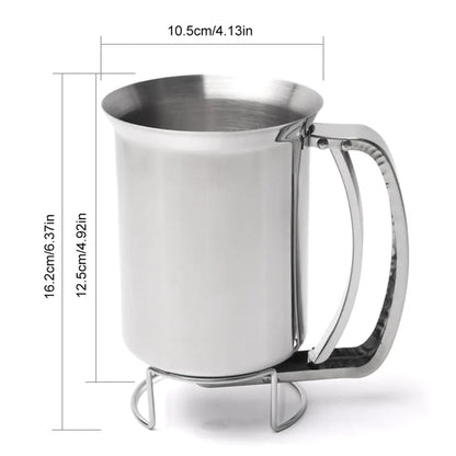 Stainless Steel Pancake and Egg Separator Funnel