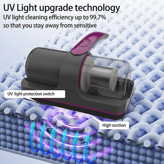 Wireless UV-C Mattress Vacuum Cleaner