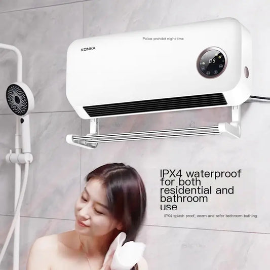 KONKA Wall-Mounted Heater for Bathroom with Fast Heating