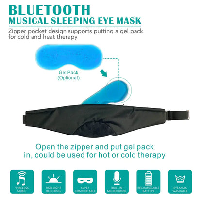Bluetooth, White Noise Sleep Eye Mask