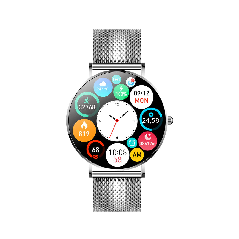 T8 Smartwatch with AMOLED Display for Women