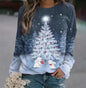 3D Digital Printed Christmas Women's Snowman Sweater