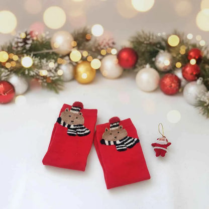 Creative Christmas Cartoon Women's Socks - Fun and Festive Footwear