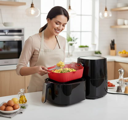 Foldable Silicone Air Fryer Baking Tray