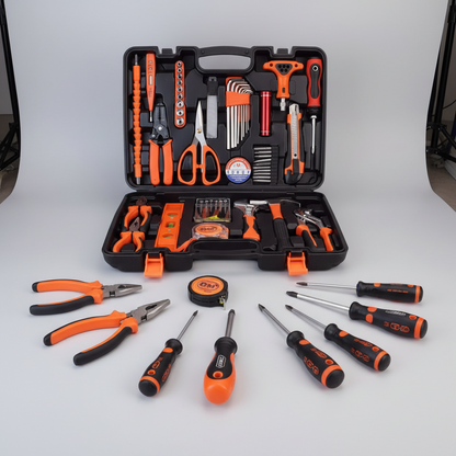 Automotive Repair Tool Set with Wrenches and Accessories