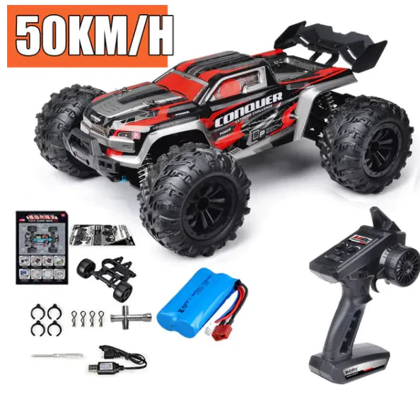 Control Car 1:16 RC Off-Road Truck with LED Lights