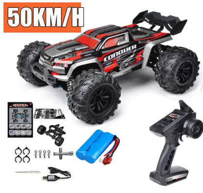Control Car 1:16 RC Off-Road Truck with LED Lights
