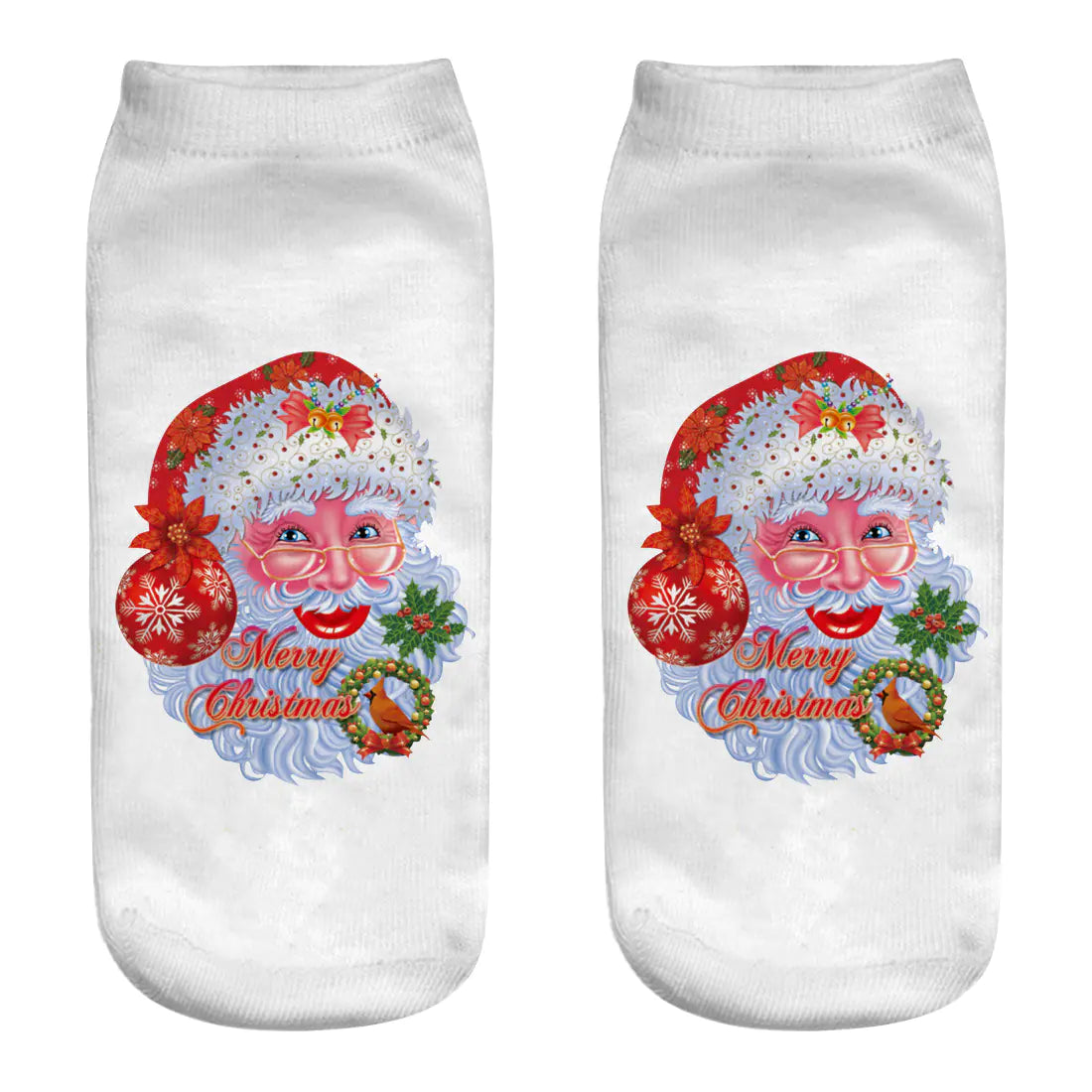 New 3D Printed Christmas Socks for Women