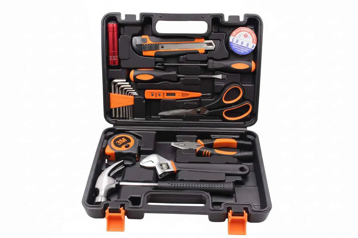 Automotive Repair Tool Set with Wrenches and Accessories