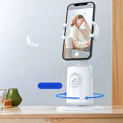 360°-os gimbal stabilizátor AI arckövetéssel telefonokhoz