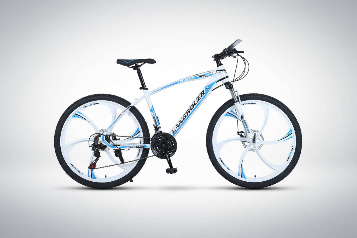 Lengéscsillapító terepkerékpár változó sebességgel