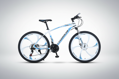 Lengéscsillapító terepkerékpár változó sebességgel