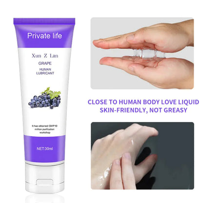 Fruit-Flavored Water-Soluble Lubricant for Adults