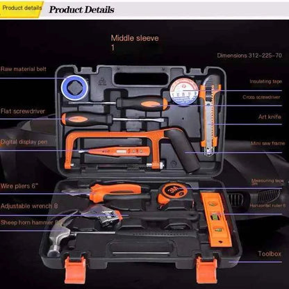 Automotive Repair Tool Set with Wrenches and Accessories