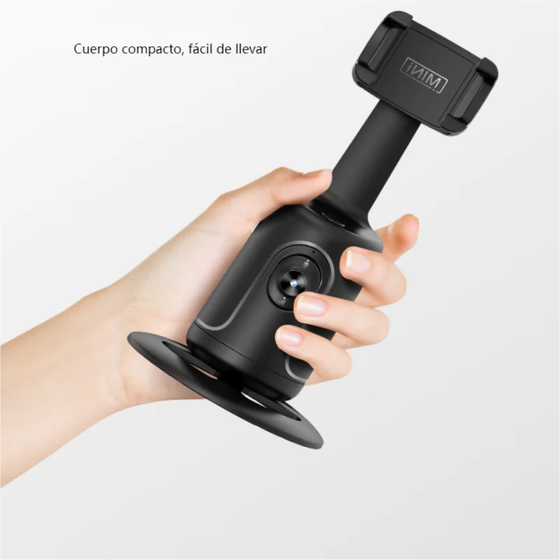 360°-os gimbal stabilizátor AI arckövetéssel telefonokhoz