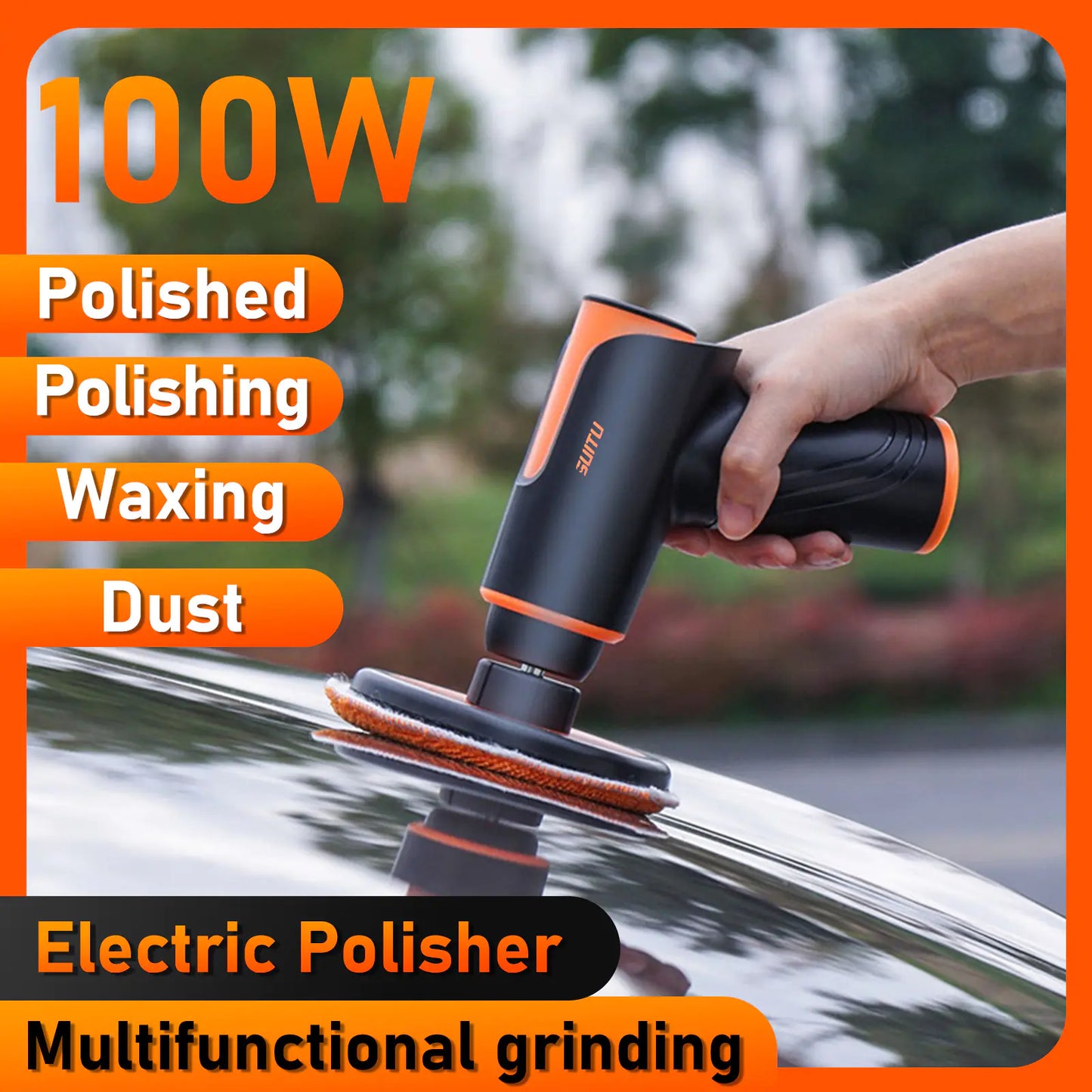 Wireless Lithium Battery Car Polishing Machine (Multi-Function)