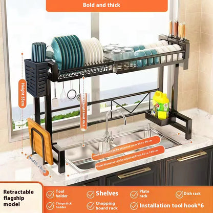 Állítható konyhai edénytartó