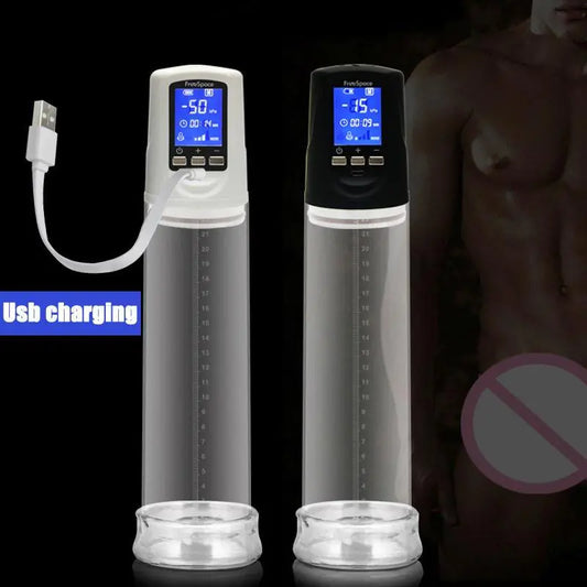 Electric Display Male Masturbator Adult Toy
