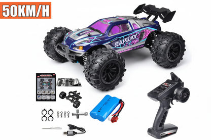 Control Car 1:16 RC Off-Road Truck with LED Lights