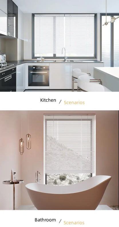 Cordless Aluminum Mini Blinds for Windows (1pc)