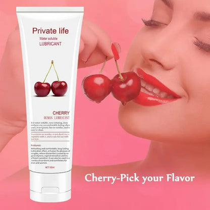 Fruit-Flavored Water-Soluble Lubricant for Adults