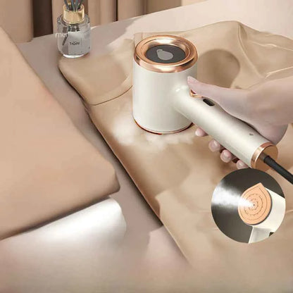 Handheld Fabric Steam Iron with Dual Wet/Dry Function