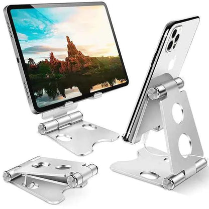 Portable Aluminum Double-Fold Tablet Stand