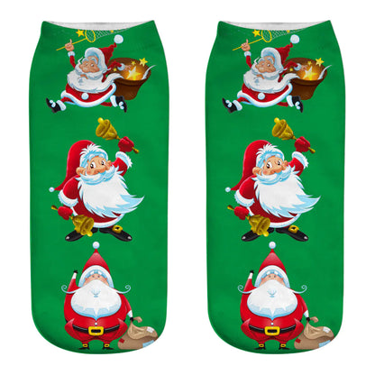 New 3D Printed Christmas Socks for Women