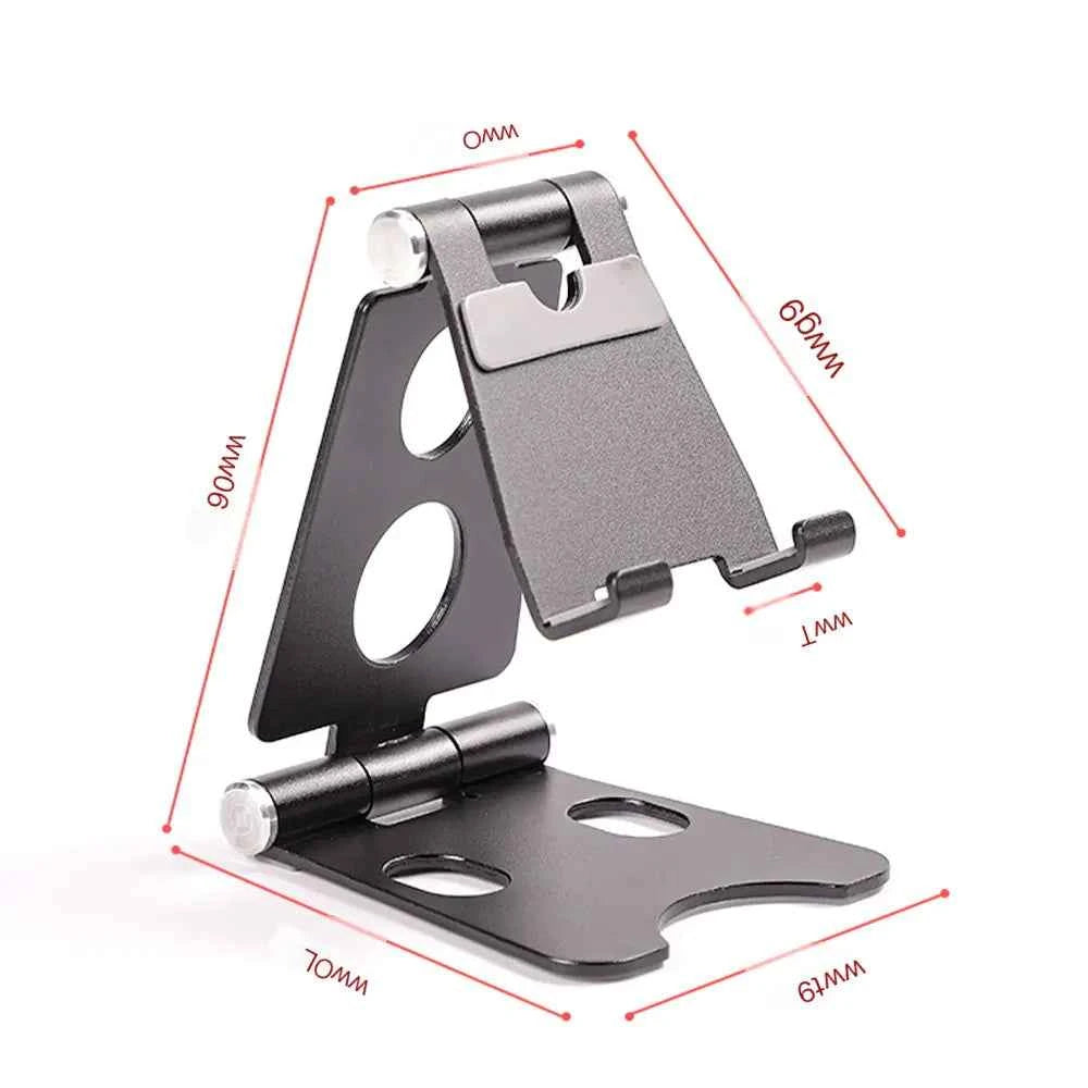 Portable Aluminum Double-Fold Tablet Stand