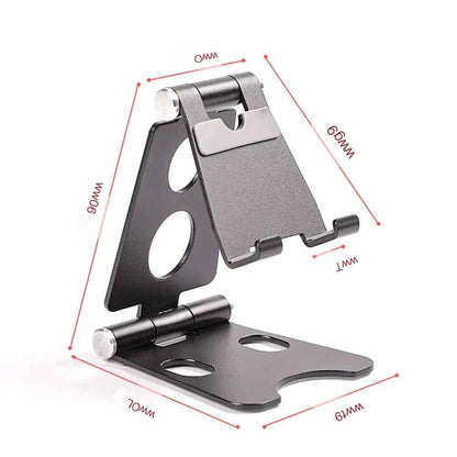 Portable Aluminum Double-Fold Tablet Stand